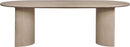 Caldra - Oak Veneer And Solid Wood Dining Table