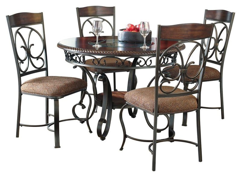 Glambrey - Brown - Dining Uph Side Chair (Set of 4)