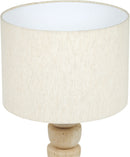 Opus - Linen Textured Fabric And Brass Table Lamp