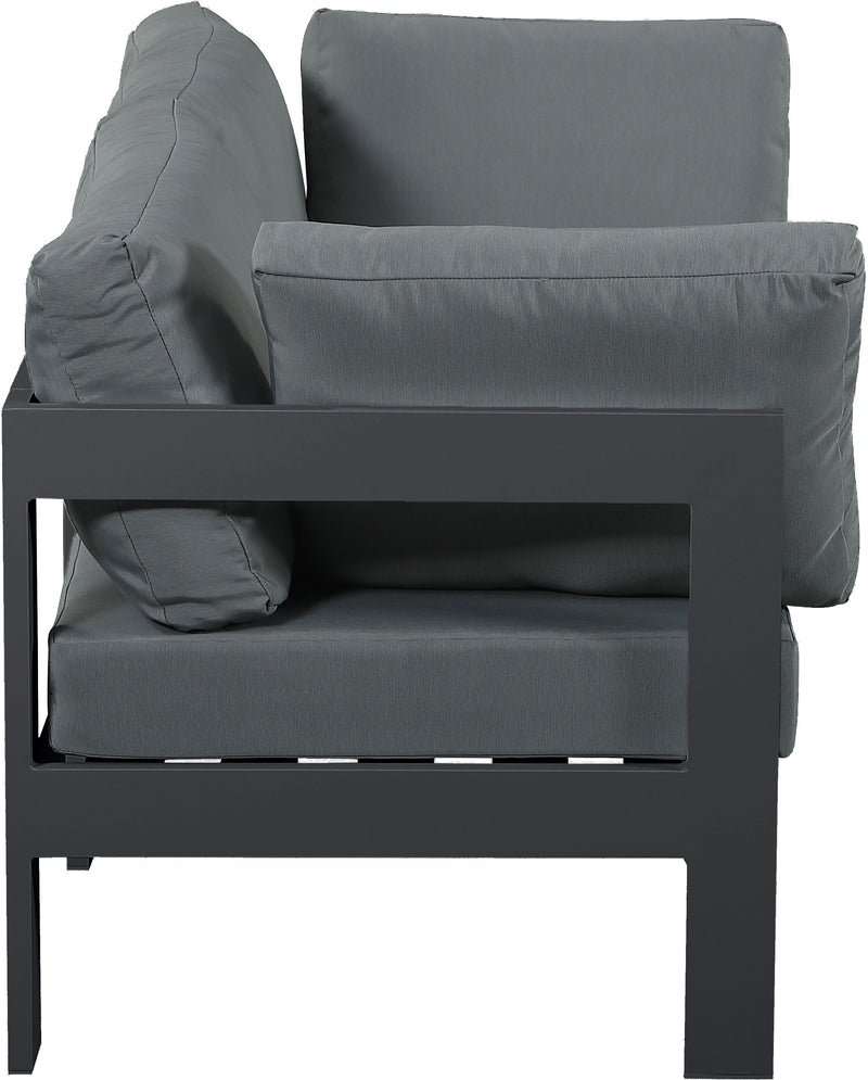 Nizuc - Outdoor Patio Modular Sofa - Dark Grey