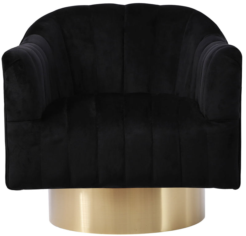 Farrah - Accent Chair with Gold Base