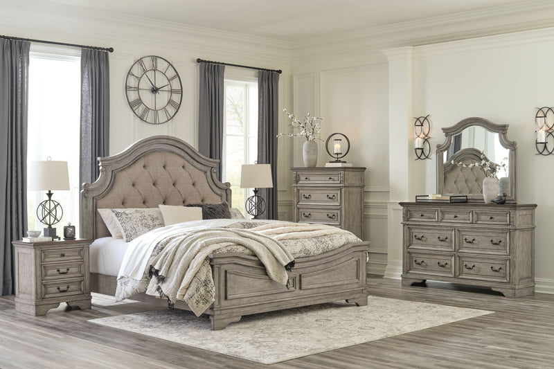 Lodenbay - Antique Gray - Dresser, Mirror