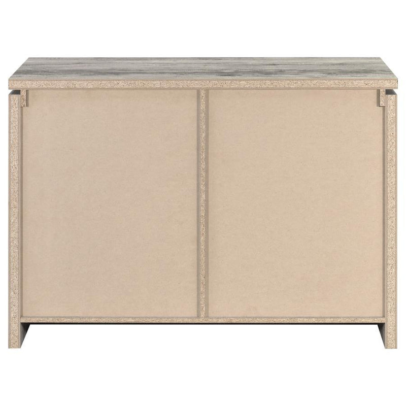 Enoch - 2 Door Engineered Wood Accent Cabinet - Gray Driftwood