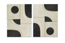 Element - Mango Wood 2 Piece Wall Art