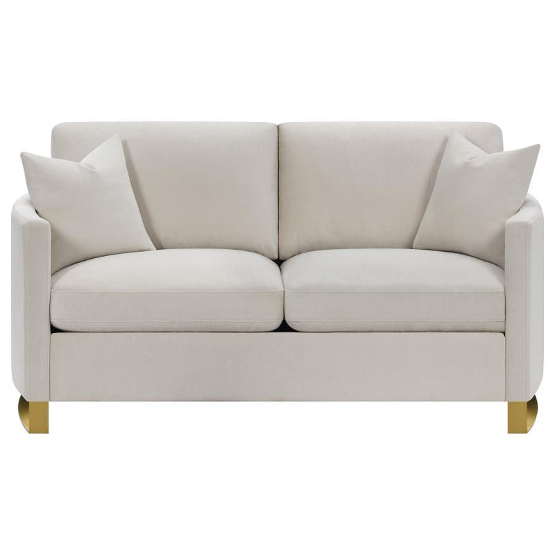 Corliss - Upholstered Arched Arm Sofa Set