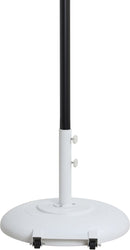 Amalfi - Patio Umbrella - White Base / Black Pole