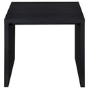 Knapp - Engineered Wood Square Side End Table - Black