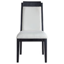 Brookmead - Wood Dining Side Chair (Set of 2) - Ivory And Black