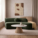 Avra - 86" Velvet Performance Fabric Upholstered Sofa