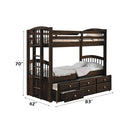 Micah - Bunk Bed & Trundle w/3 Drw