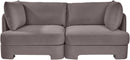 Hammond - Velvet Performance Fabric Upholstered 2 Piece Loveseat