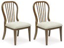Sturlayne - Dining Upholstered Side Chair (Set of 2) - Spindleback - Brown