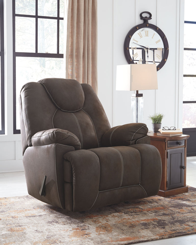 Warrior - Coffee - Rocker Recliner