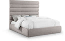 Adam - Linen Fabric Bed With 70.5" Headboard