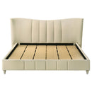 Evelyn - Upholstered Panel Platform Bed