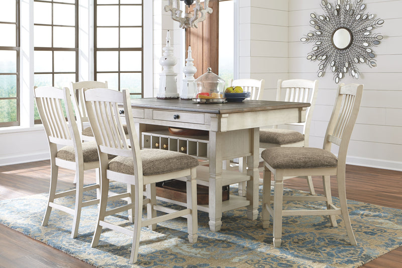 Bolanburg - Beige - Rectangular Dining Room Counter Table