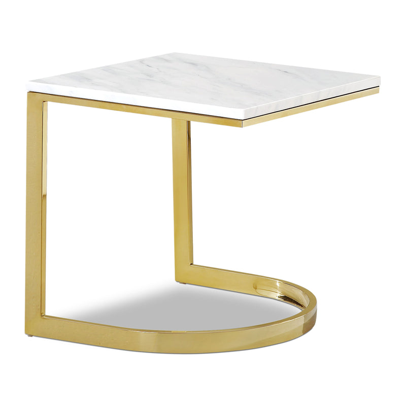 London - End Table - Gold