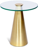 Glassimo - End Table - Gold
