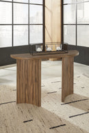 Austanny - Sofa Table - Warm Brown