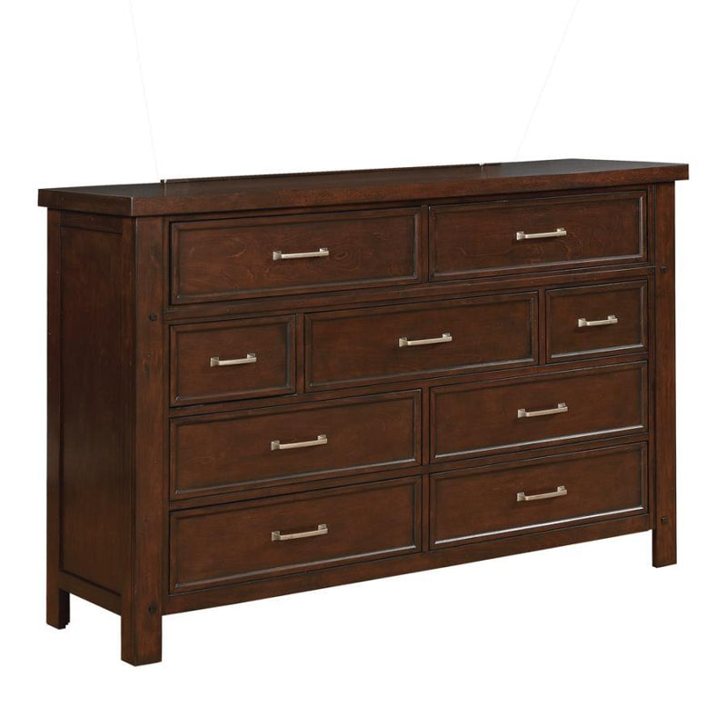 Barstow - 9-Drawer Dresser - Pinot Noir