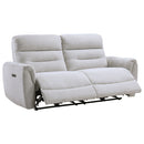 Eastre - Power Motion Sofa With USB Port - Beige Chenille