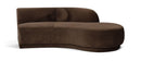 Avra - 86" Velvet Performance Fabric Upholstered Sofa