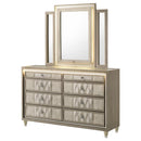 Lorient - 8-Drawer LED Bedroom Dresser Cabinet