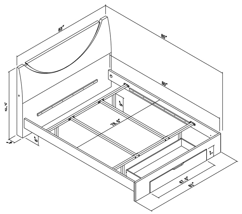 Bellagio - Platform Bed