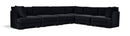 Hammond - Velvet Performance Fabric Upholstered 6 Piece Corner Sectional