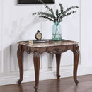 Nayla - End Table - Natural Marble Top & Cherry