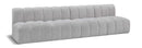 Arc - Boucle Fabric 4 Seats Modular Sofa