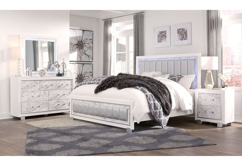 Santorini - Queen Bed - White