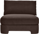 Hammond - Velvet Performance Fabric Upholstered Armless Chair