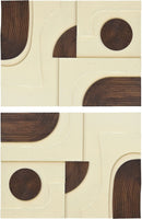Element - Mango Wood 2 Piece Wall Art