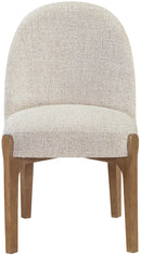 Torino - Upholstered Dining Chair With Brushed Brown Base (Set of 2)