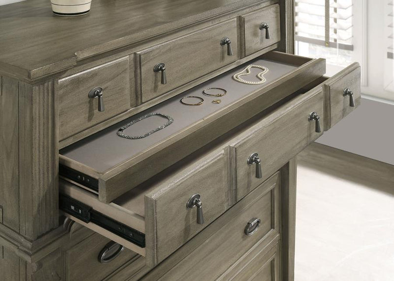 Alderwood - 5-Drawer Chest - French Gray