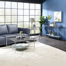 Adelrik - End Table - Glass & Chrome