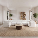 Hammond - Velvet Performance Fabric Upholstered 7 Piece U-Shaped Sectional