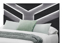 Optimus - Full Bed With LED - Black