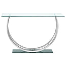 Danville - Rectangular U-Shaped Glass Top Table