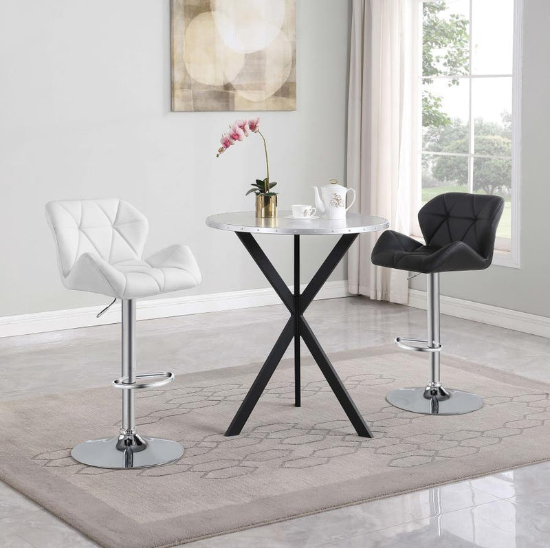 Berrington - Upholstered Adjustable Bar Stools (Set of 2)