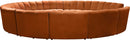 Infinity - 12 Piece Velvet Modular Sectional