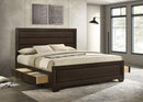 Kauffman - Wood Storage Panel Bed