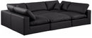 Comfy - 6 Piece Faux Leather Sectional