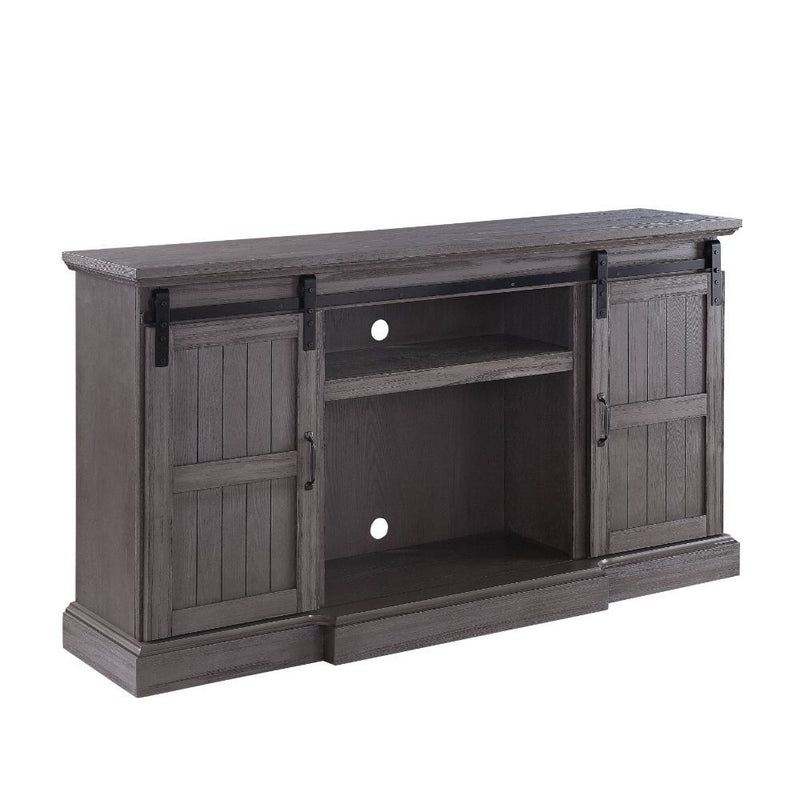 Admon - TV Stand - Gray Oak