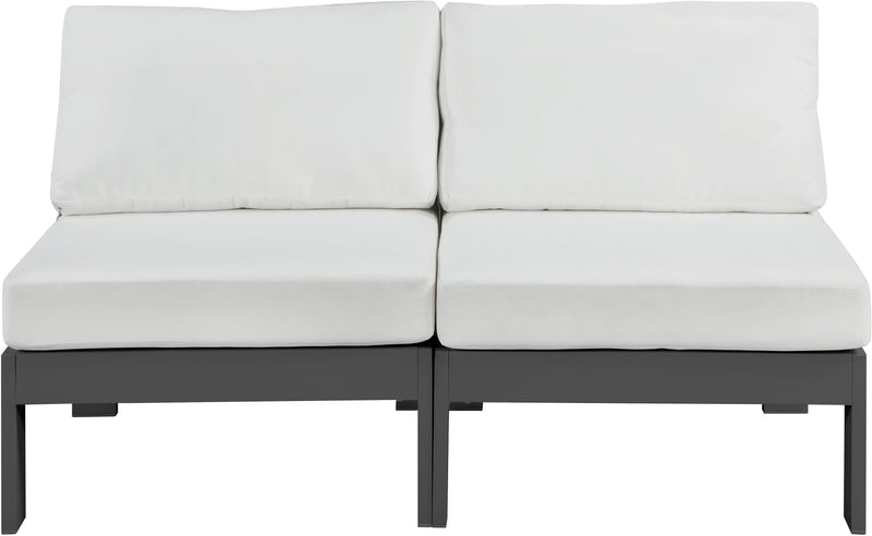 Nizuc - Outdoor Patio Modular Sofa 2 Seats - White