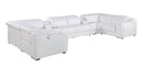 1116 - 8-Piece U-Shaped Sectional Sofa In With 4 Power Recliners & Power Headrest