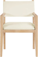 Avon - Vegan Leather Dining Arm Chair