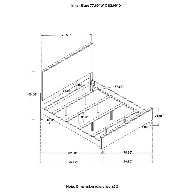 Nathan - High Headboard Panel Bed