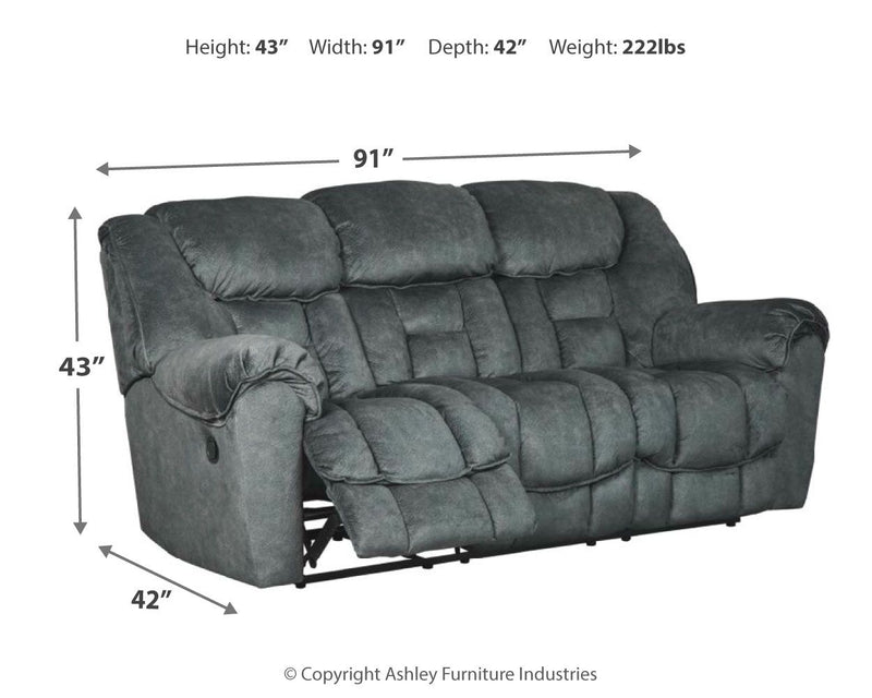 Capehorn - Granite - Reclining Sofa